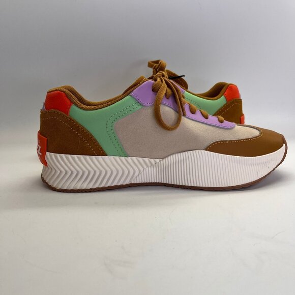 Sorel Ona BLVD Classic Size 7 Waterproof Multicolor Leather Suede Sneakers - Picture 7 of 15